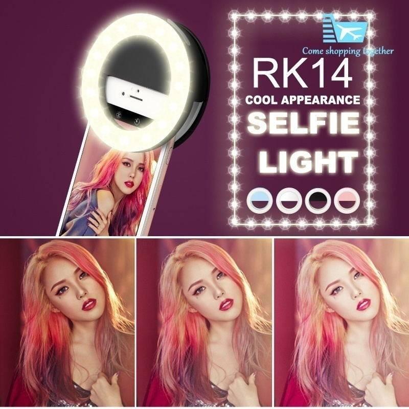 Phone Selfie Ring Light With Usb Rechargeable Power For Makeup And Video Recording