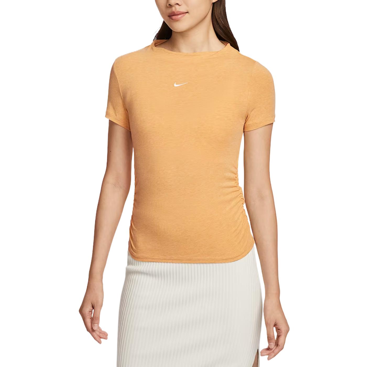 

Nike Спортивная одежда Chill Knit Простая Модная Универсальная Трендовая Футболка с коротким рукавом Женские Футболки HV2402-743 XS