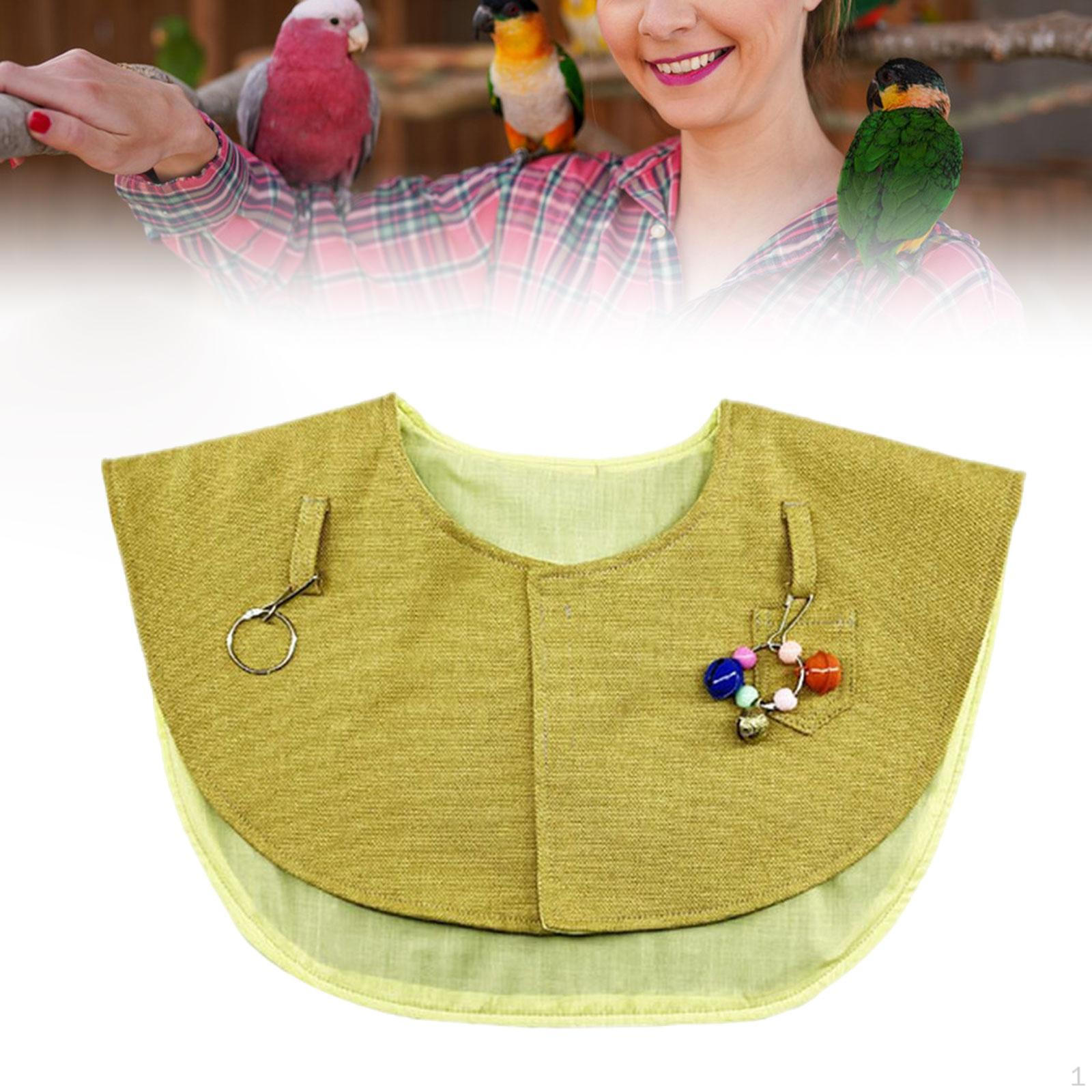

Птичий подгузник и защита плеча для попугаев, подушечка для питомца для неразлучников, корелл Yellow