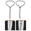Bolo Tie for Men Teens Cowboy Western Cowgirl Alloy Sweater Shirt Decors Necktie