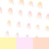 Nail Sticker Summer Multi-color French Fresh Rainbow Wearable Nail Piece False Nails