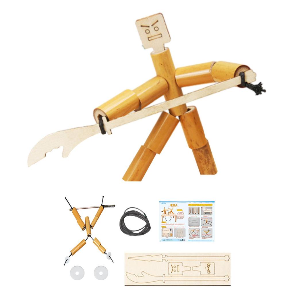 Bamboo Man Puppet Game for Tabletop Fun