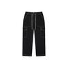 Vans Multi-Pocket Woven Straight Leg Casual Cargo Pants Women pants Black VN0A5DN1BLK