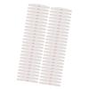 50 Pcs 80/80 Grit Nail Files Coarse Nail Filers Manicure Tool Curved Washable Reusable for Acrylic Nails Extension Gel Nails Fake Nails