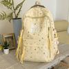 Schoolbag Student Schoolbag Junior High School Girl Large Capacity Cute Star Backpack Ins Wind Students High School Casual Backpack