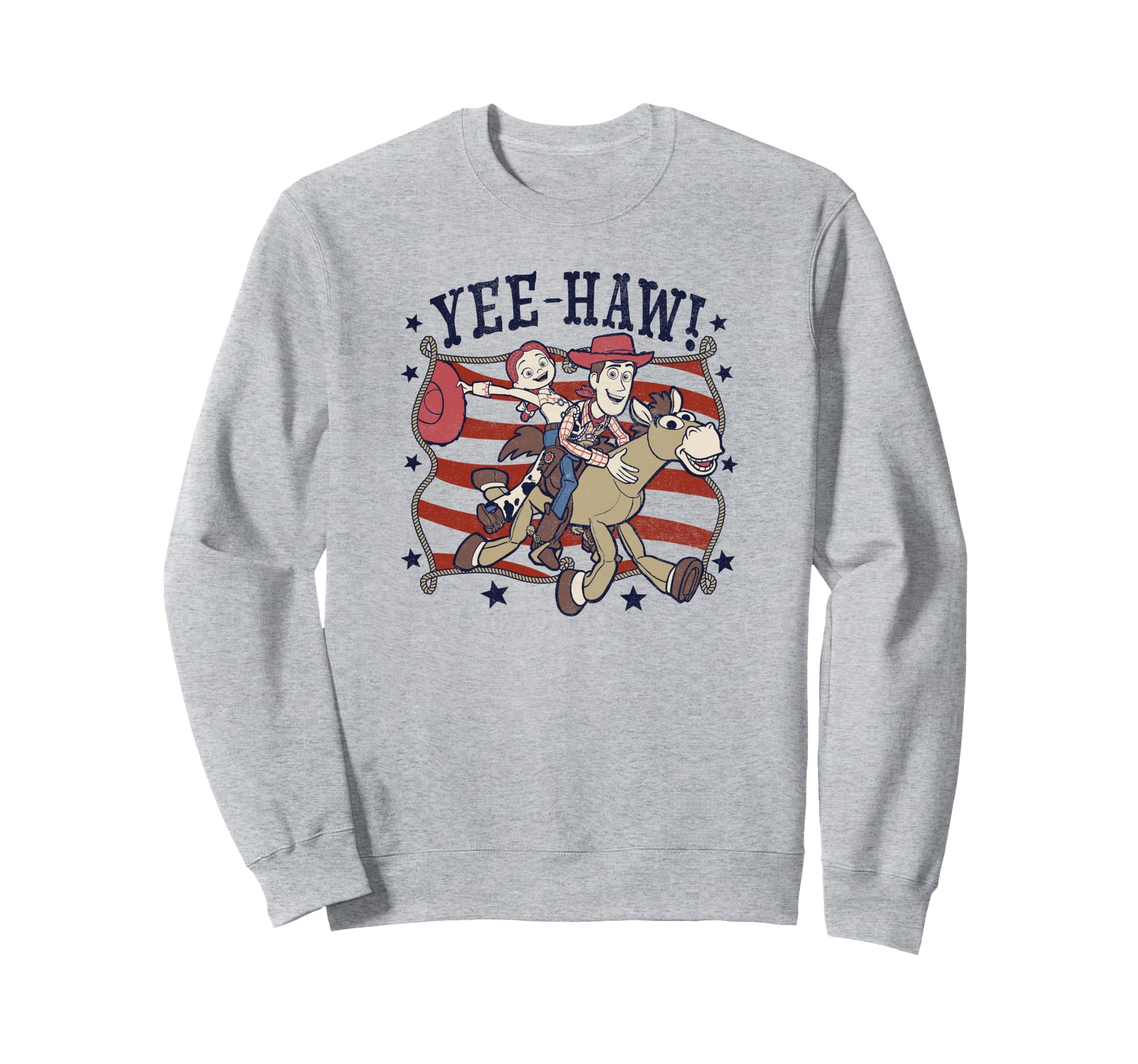 

Disney Pixar Toy Story Woody and Jessie 4th of July Poster Sweatshirt