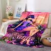 Custom Name Winx Club Theme Printed Blanket Perfect For Couch Bed Travel Outdoor Use Machine Washable Cozy Durable