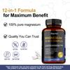 Magnezyum 12'si 1 Arada Kompleks - Magnezyum Glisinat, Sitrat, Malat, L-Treonat
