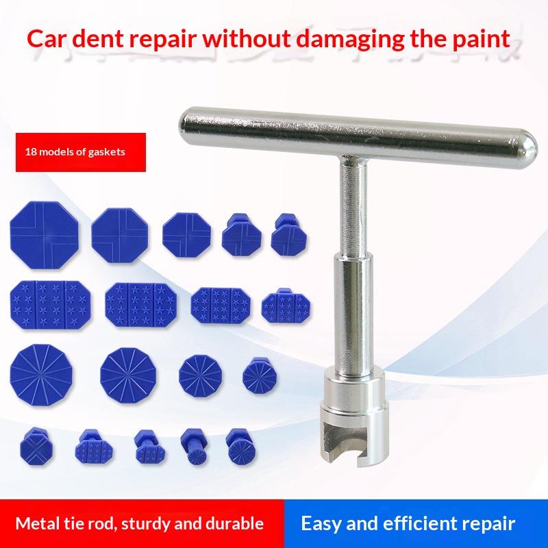 

Car Dent Repair Tool Auto Body Part Mechanical Sheet Metal Paintless Dent Removal Puller Kit Hand Tools Kit Set onesize