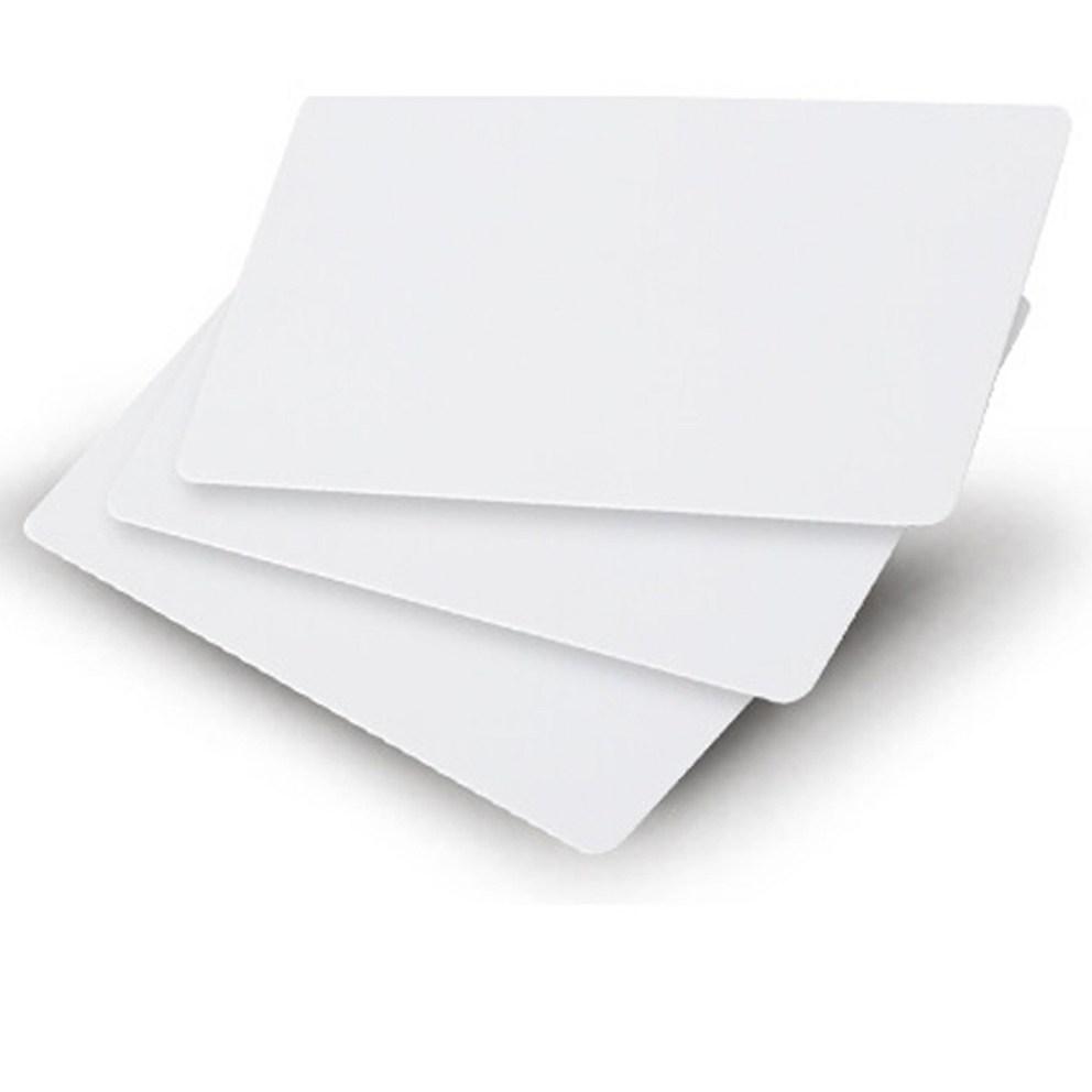 50 Blatt Plastik-PVC-Blankokarten, Rückseitenkarten und weiße Karten