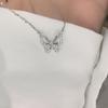 S925 Sterling Silber Schmetterling Halskette Damen