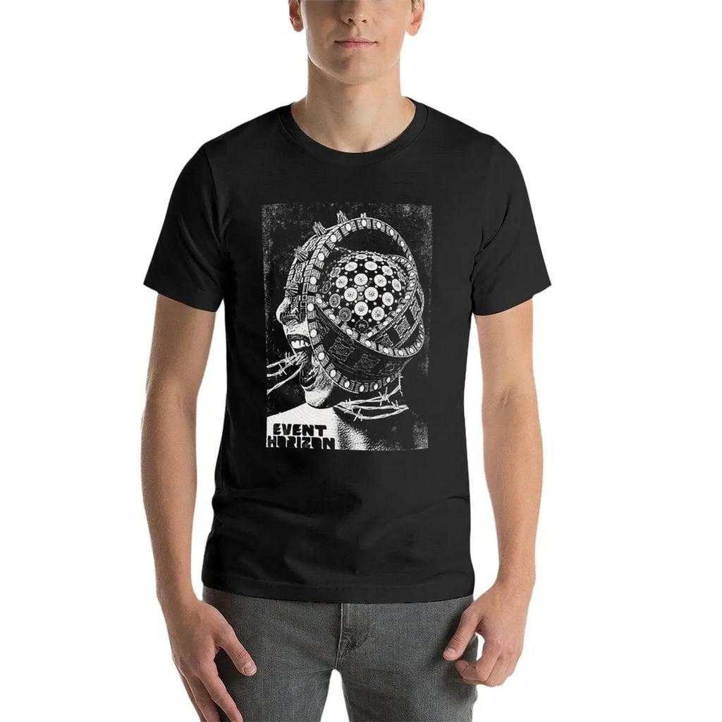 Event Horizon T-shirt Summer Top Sweat Oversized T Shirts for Men