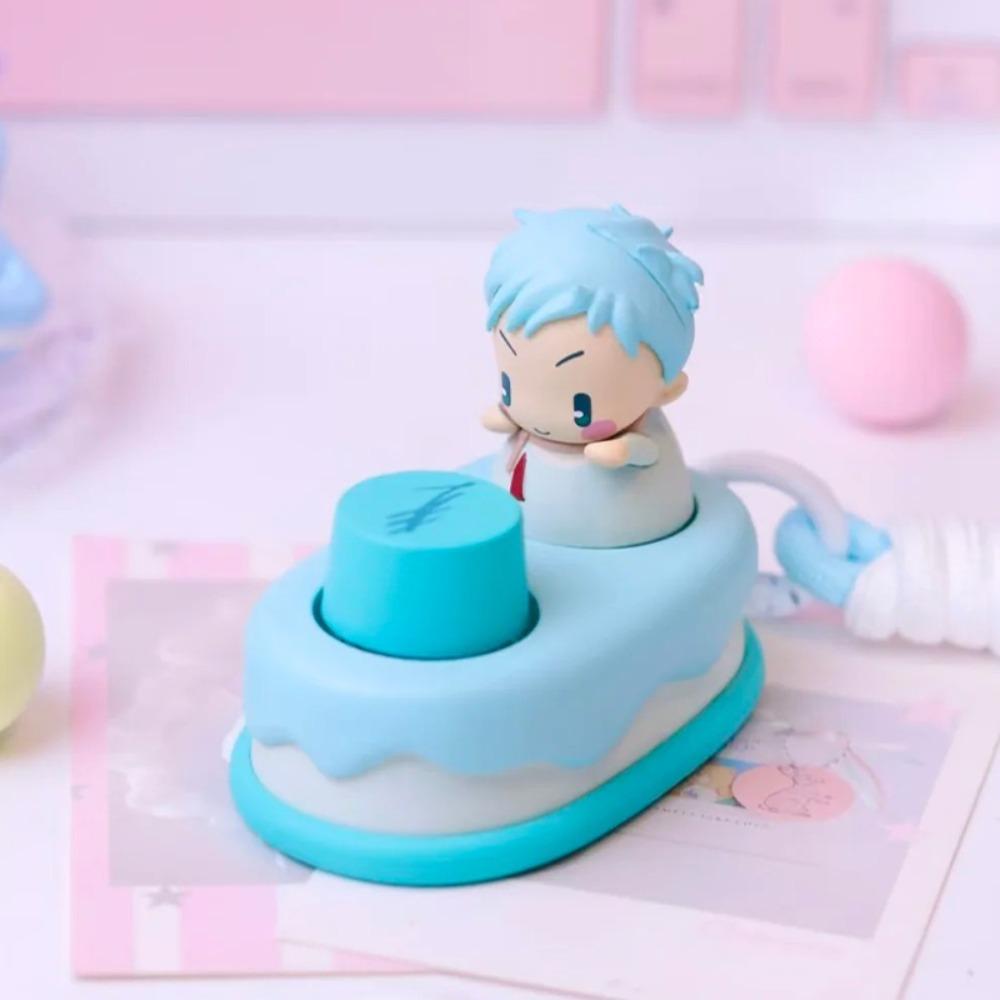 Popular Anime Alien Stage Fingertip Keycaps Q Version Figurine Anime Keycap Luka Till Ivan Mizi Hyuna Cute Point Key Caps Toys Custom