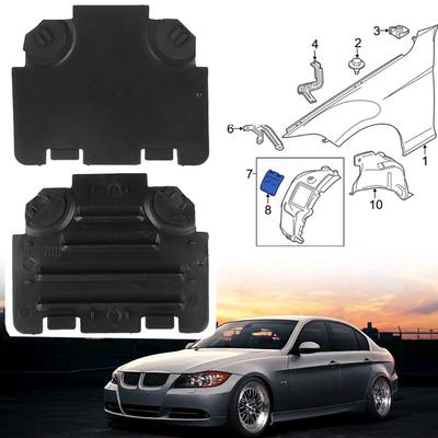 1 szt. Przedni prawy/lewy błotnik nadkola panel dostępu do żarówki reflektora dla BMW E82 E88 E90 E91 325I 51717143850 51717143849