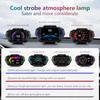 Obd2 Gauge Display with Speed, Heads Up Display for Cars P24, Fuel Consumption, RPM, Overspeed Alarm, OBD+GPS Digital Speedometer Suitable for All
