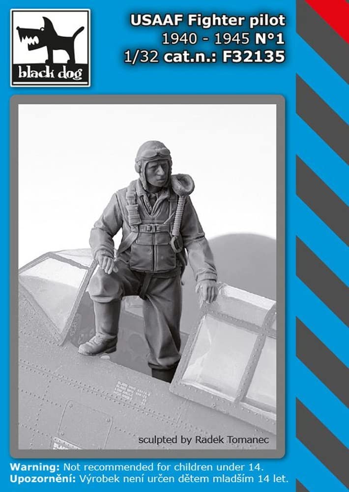 

BLACKDOG US Army Air Force Fighter Pilot Resin Kit HAUF32135 1/32 1940-1945 No.1