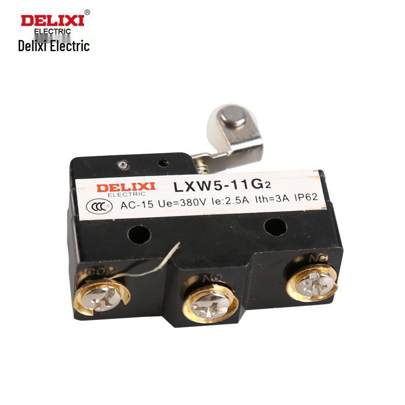 DELIXI Limit Micro Switch LXW5-11G2, Hinge Roller Lever Type