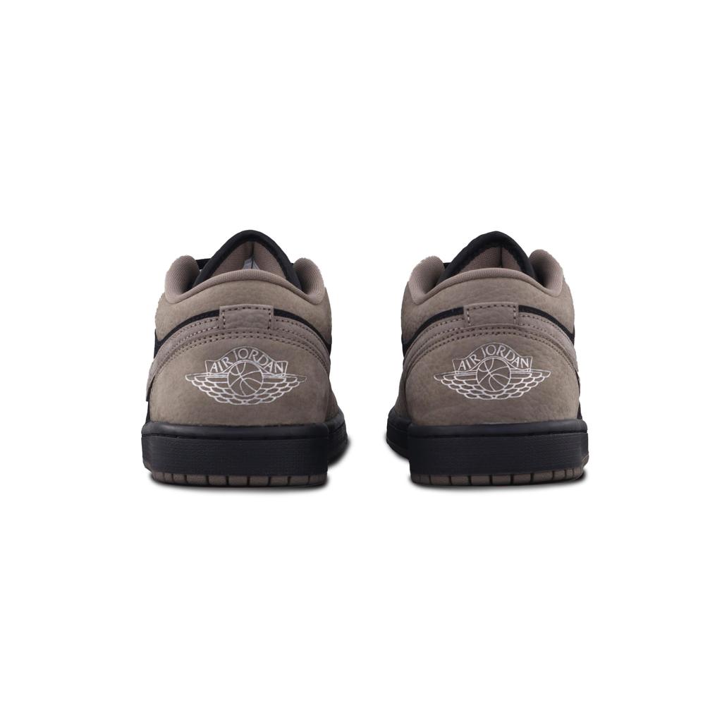 Jordan Air Jordan 1 Mocha AJ Leather Cushioning, Wear Resistant Low Top Vintage Basketball Shoes Men's Black Brown 553558-093(Team425-AJ)