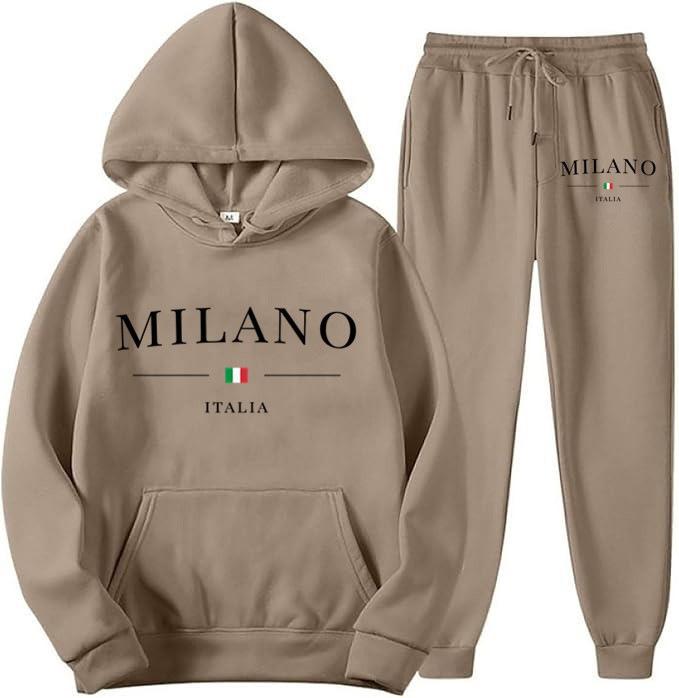 Sweat à capuche et pantalon de jogging en polaire décontracté deux pièces pour hommes et femmes, ensemble de commerce extérieur en gros