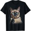 Cute Siamese Cat Showing Thumbs Up T-Shirt