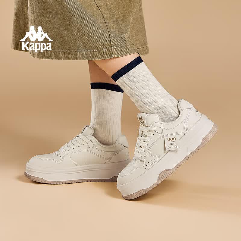 Kappa Women's Classic White Platform Sneakers