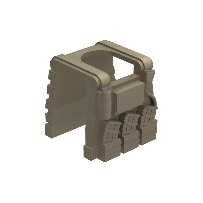 MOC 10PCS War Germany Military Equipment Tactical Soldier Vest Building Blocks Bricks Compatible Figuress Toys Children Gifts
