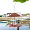 Hanging Bird Feeder Garden Outdoor Automatic Hummingbird Feeder Wild Bird Food Dispenser Bird Feeding Container With Hang Rope