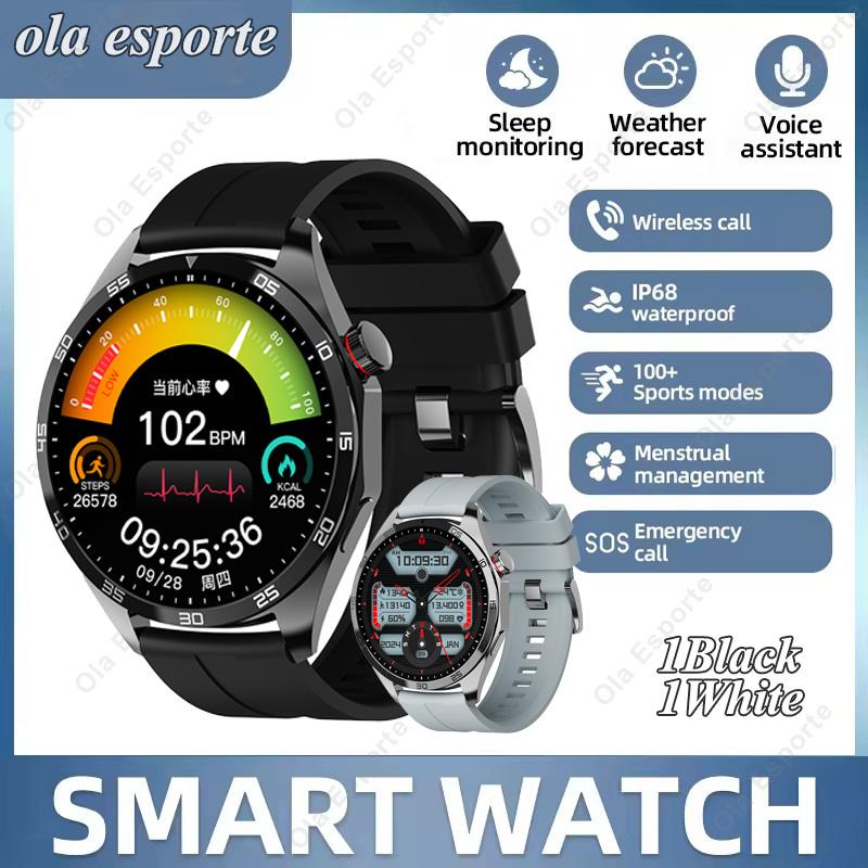 Smart Watch BT Call Health Monitoring Female Menstrual Cycle Reminder SOS GPS Sports Fitness Tracking Smartwatch Men Women