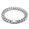 Unisex Cuban Cut Edge Titanium Steel Bracelet - Simple Whip Chain Fashion Jewelry
