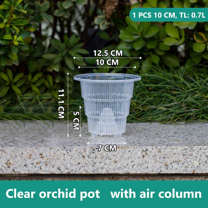 Meshpot Home Decoration Clear Orchid Pots with Holes Cattleya Dendrobium Orchid Plants Pot Cachepot In 10cm 12cm 15cm
