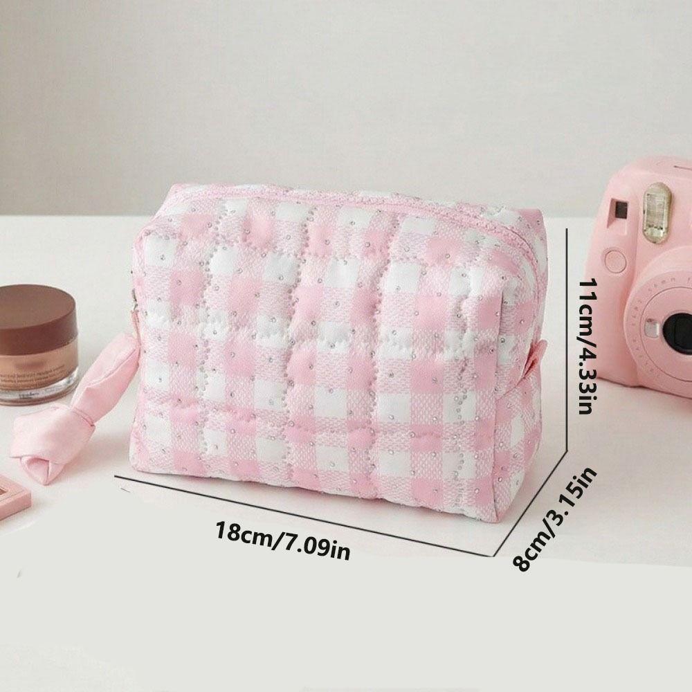 Large Capacity Makeup Bag Korean Style Pencil Pouch Portable Women  Toiletry Bag  Daily Use