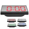 Alarm Clock LED Digital Display Mirror USB Charging Desktop Clock for Bedroom Home Office School