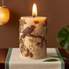 Handmade Gift Cylinder Aroma Candle Silicone Mold Relief Birdy Pillar Gypsum Resin Mould DIY Bird Form Candle Candle Making