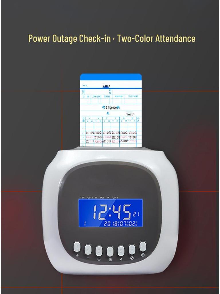 Puwei Card-Based Attendance & Punch Clock Machine for Employee Commute Tracking