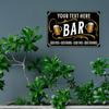 Personalized Custom Aluminum Sign Multi-Purpose Bar Garage Office Home Decor