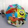 1pc SpongeBob Automatic Open/close Umbrella, Portable Travel Umbrella, Everyday Use - Outdoor Accessory, Artistic Pattern, Compact Design, Fashion Lov