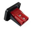 Mounting Bracket for 120A For Anderson Connectors with Cover for Flush Installation on Panels in RVs Boats and Trucks
