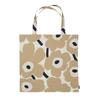 Marimekko Pieni Unikko Tygväska, 44x43cm, Dam, 52_1_52209469915, Off-White x Beige
