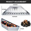 2-piece Set Charcoal Grill Basket Wood Chip Smoker Basket Fruitwood Charcoal Grill Basket Outdoor Bbq Smoker Box And Heater