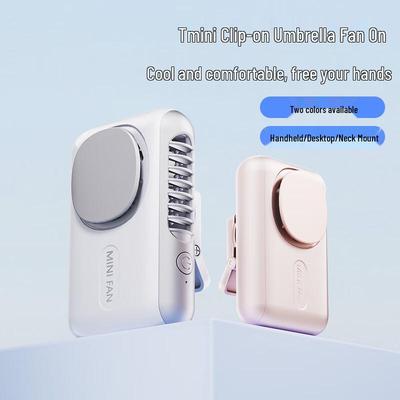 Přenosný dobíjecí USB klipový ventilátor