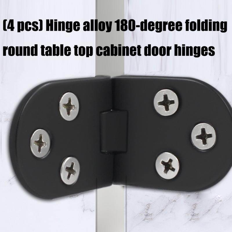 Strong 180 Degree Full Rotation Hinge Furniture Hardware Tool Easy Installation Cabinet Hinge set for Compact Space