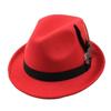 Dress Up Feather Decors Fedora Hat Fedora Hat Bucket Hat Retro Topper Hat  Costume Accessories
