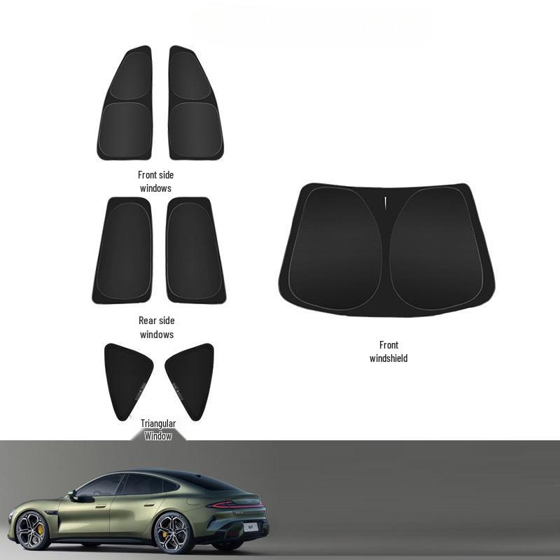 Xiaomi SU7 Sunshade Car Window Visor: Heat Insulation & Privacy Curtain for Car Interior