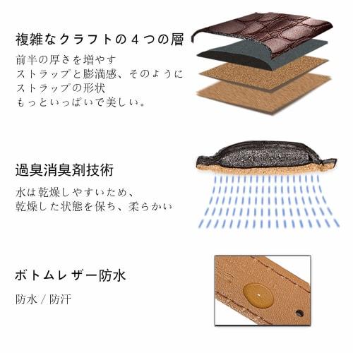 Moran Genuine Leather Watch Strap with D-Buckle, 18mm, 19mm, 20mm, 21mm, 22mm, 23mm, 24mm, Leather Strap, Watch Strap, Bamboo Strap, Replacement Strap