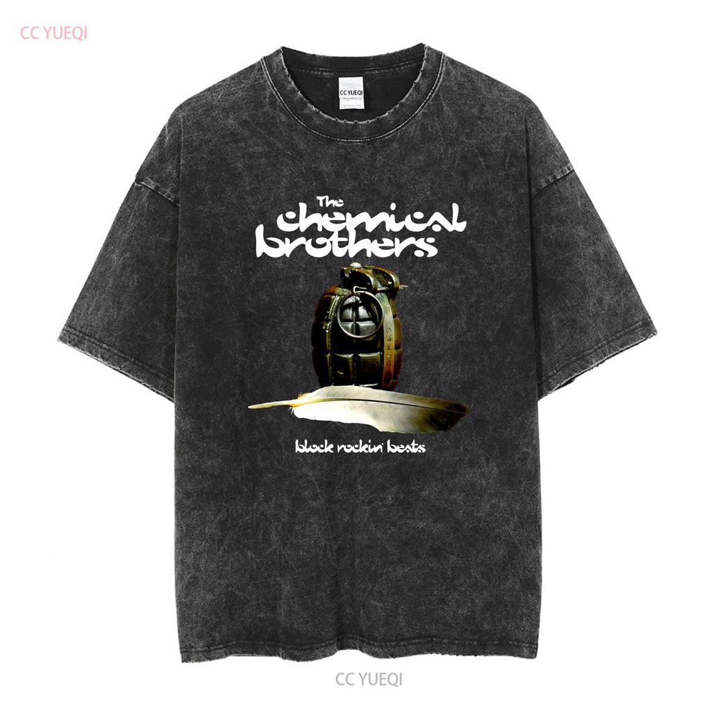 The Chemical Brothers T Shirt Long or Short Sleeves Vintage Washed Streetwear Soft Top For Everyday Wear Unisex Stylish Fashion