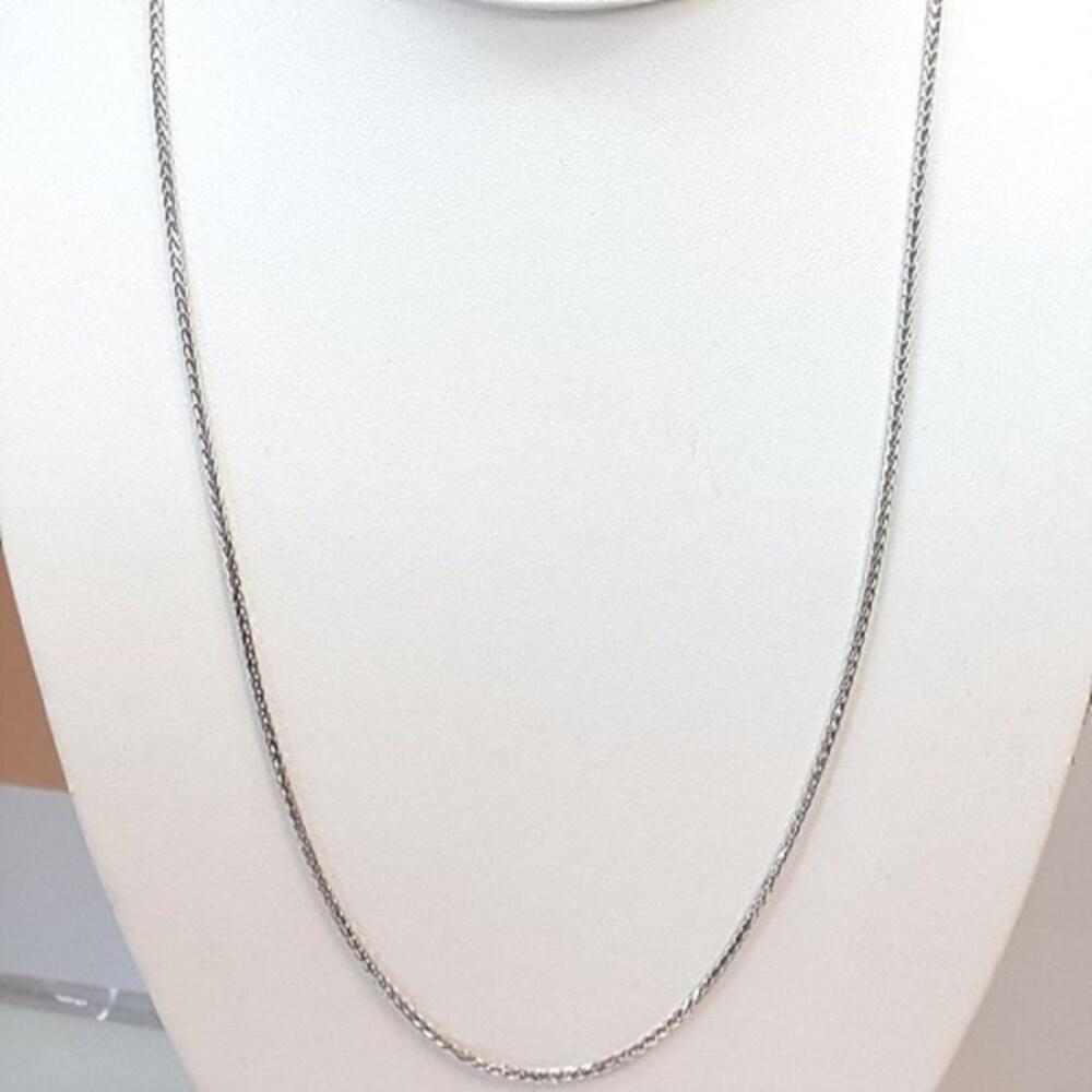 [Bluek] 92.5 Silver Plated Italian Chain 2mm 60cm + Auxiliary (19369315)
