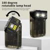 1200mAh Mini Magnetic Flashlight Waterproof Hat Clip Light Pocket Camping Light  Hiking