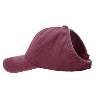 Custom Logo Half Top Baseball Cap Distressed Washed Cotton Breathable Empty Top Duckbill Sun Cap Sports Gorras Golf Yoga Hat