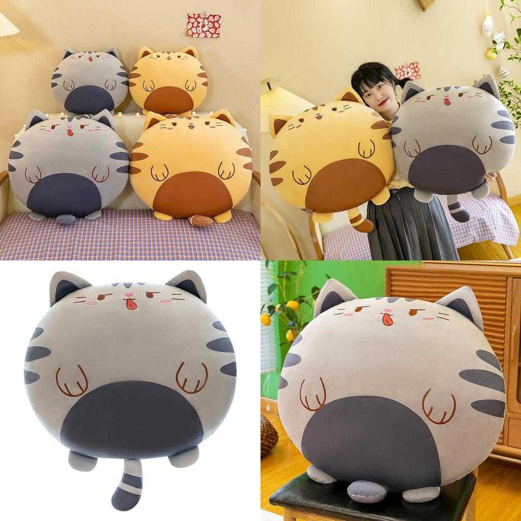 Plush Cat Pillow Toy With Elastic Fabric For Kids Girls And Boys Comfort