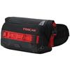 RS TAICHI Motorcycle Body Bag Waist Bag Waterproof Touring Unisex Adult WP Hip Bag RSB279 BLACK/RED 5L
